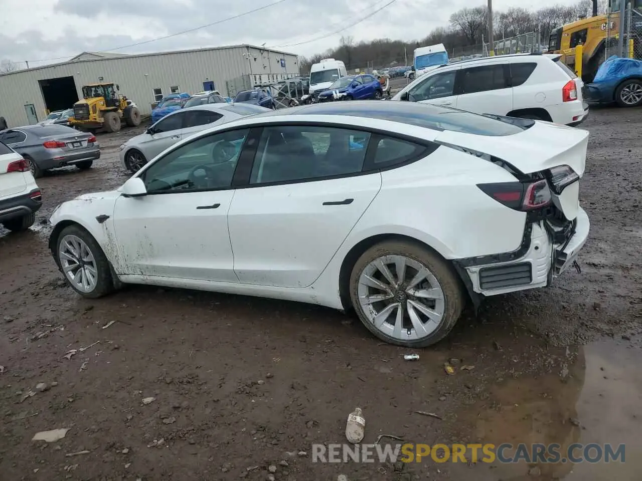 2 Photograph of a damaged car 5YJ3E1EA6PF449703 TESLA MODEL 3 2023