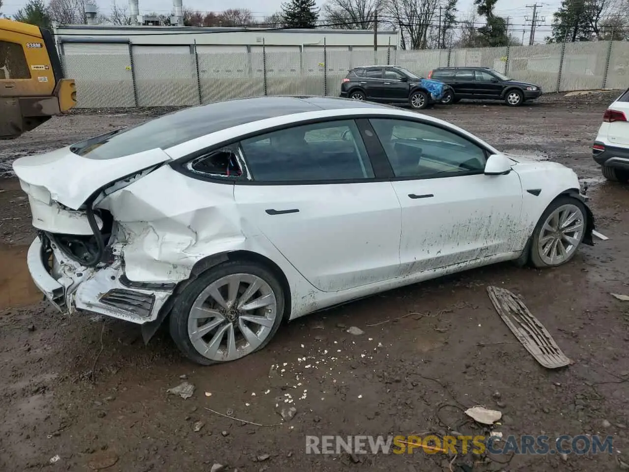 3 Photograph of a damaged car 5YJ3E1EA6PF449703 TESLA MODEL 3 2023