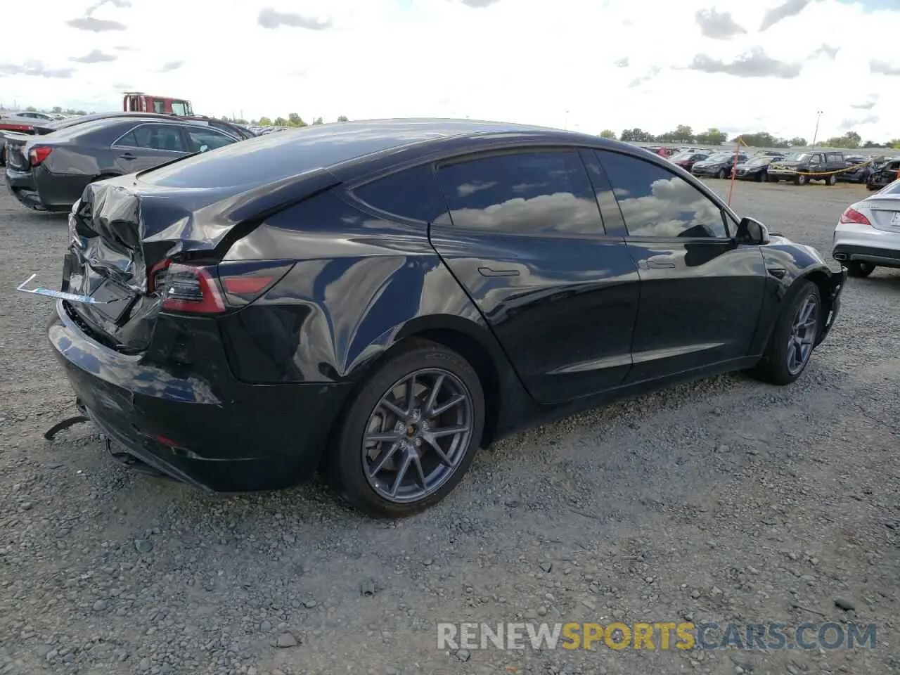 3 Photograph of a damaged car 5YJ3E1EA6PF454254 TESLA MODEL 3 2023