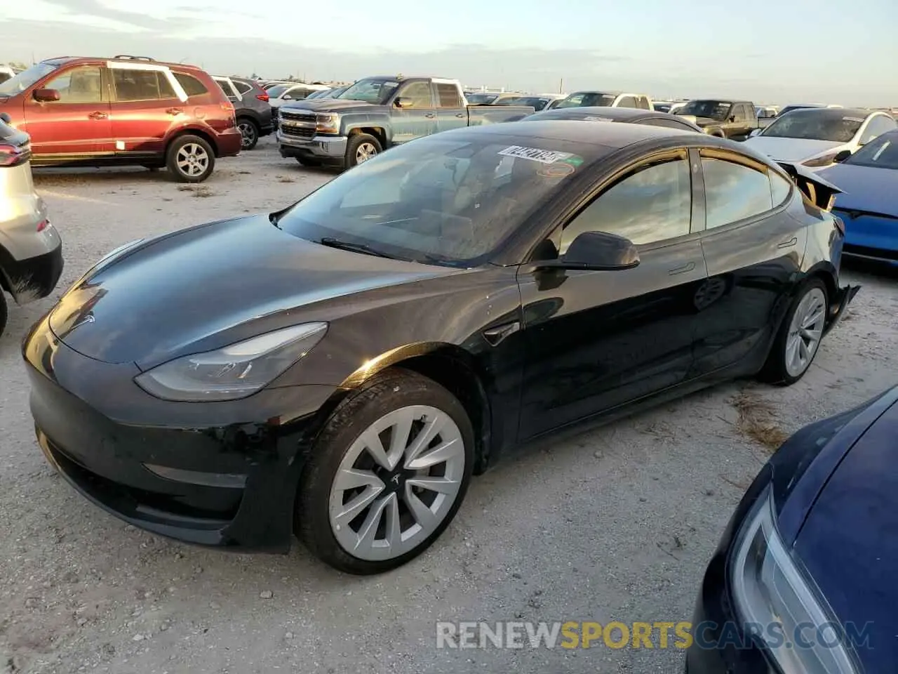 1 Photograph of a damaged car 5YJ3E1EA6PF457123 TESLA MODEL 3 2023