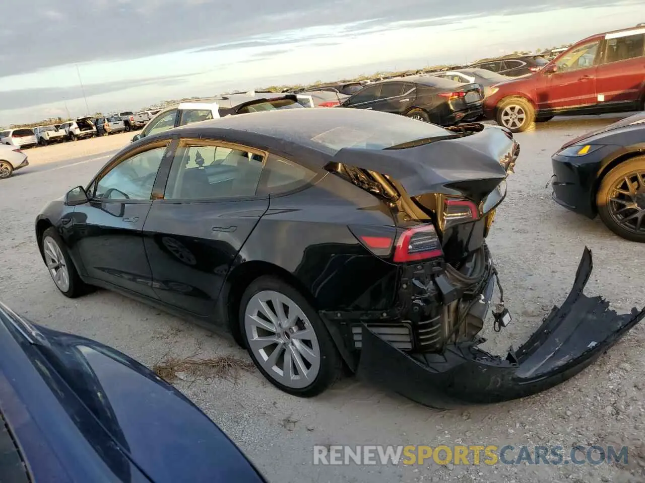 2 Photograph of a damaged car 5YJ3E1EA6PF457123 TESLA MODEL 3 2023
