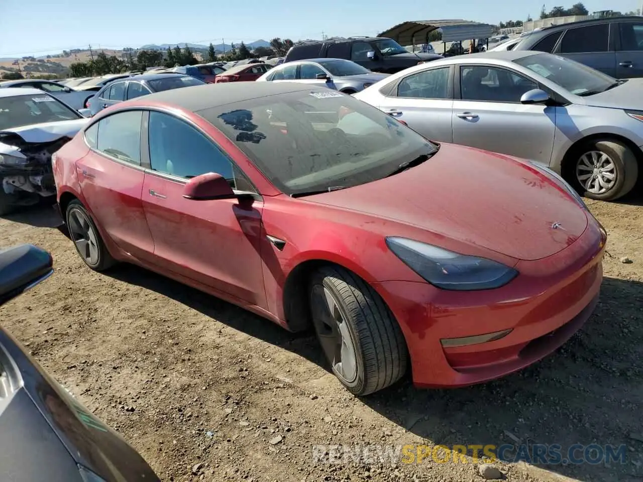 4 Photograph of a damaged car 5YJ3E1EA6PF460491 TESLA MODEL 3 2023