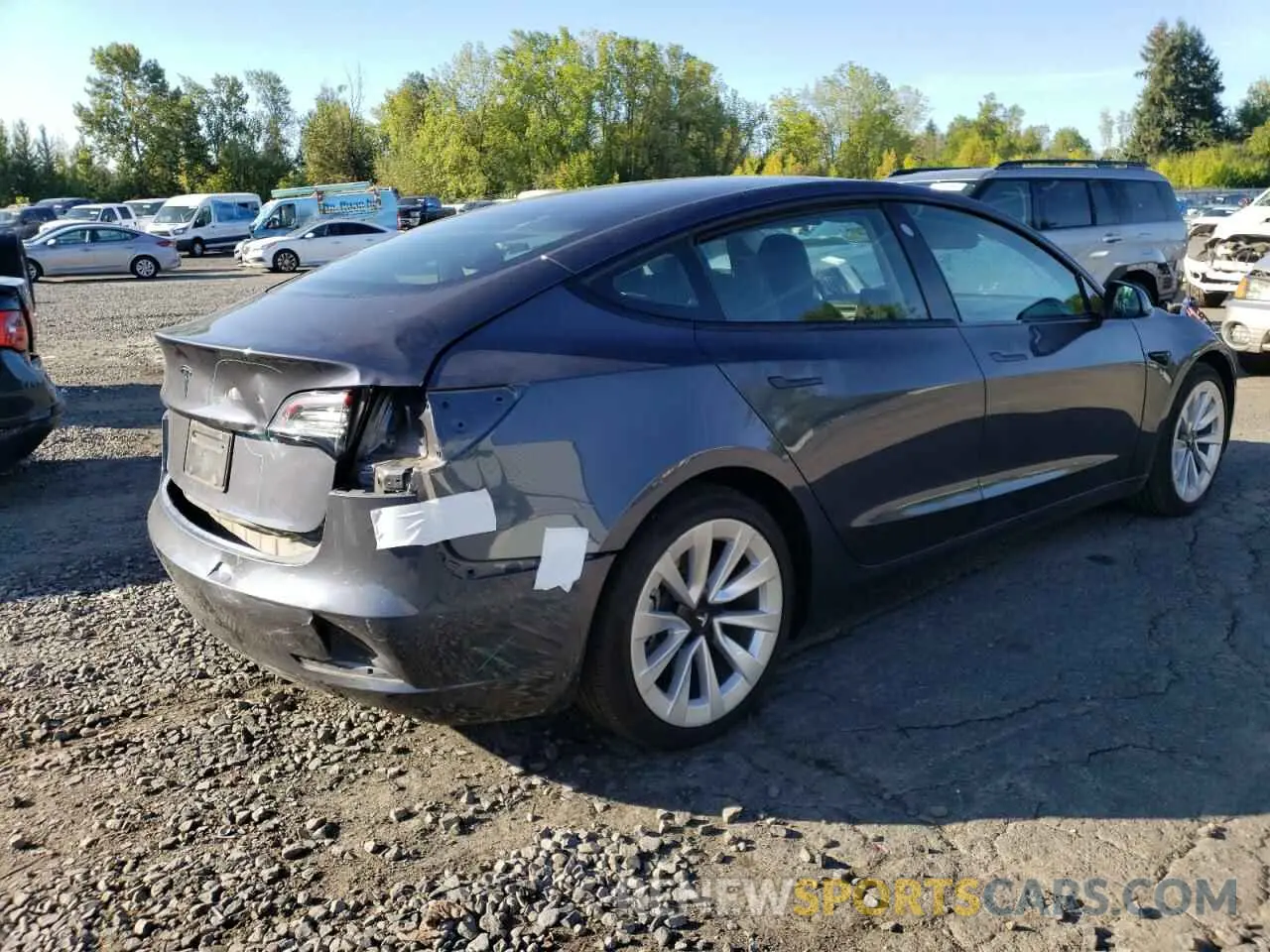 3 Photograph of a damaged car 5YJ3E1EA6PF473256 TESLA MODEL 3 2023