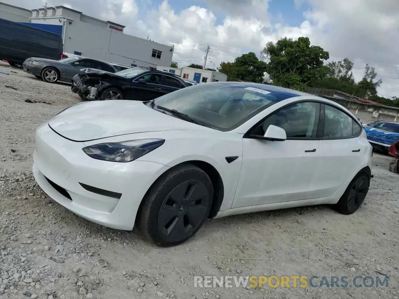 1 Photograph of a damaged car 5YJ3E1EA6PF487139 TESLA MODEL 3 2023
