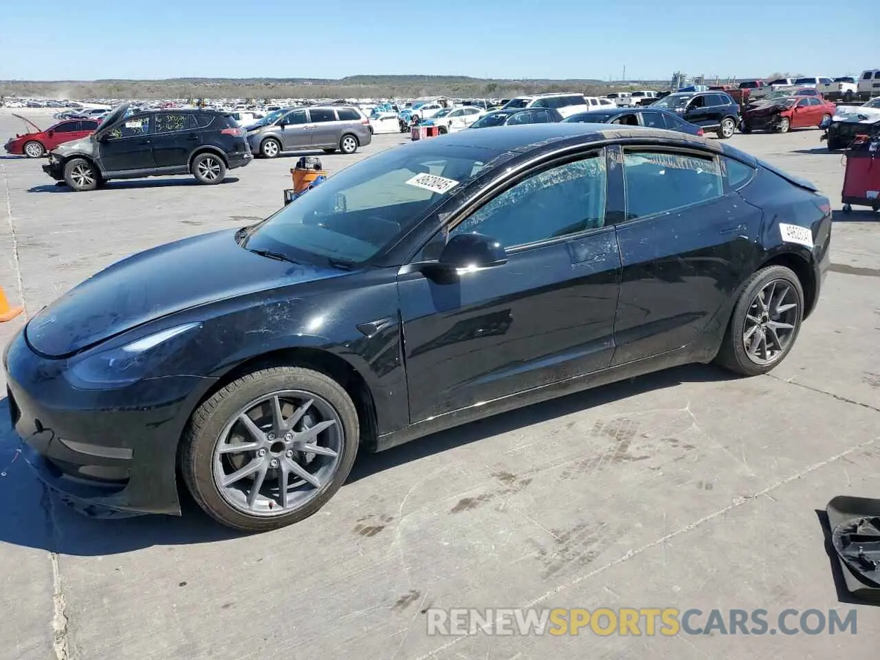 1 Photograph of a damaged car 5YJ3E1EA6PF491739 TESLA MODEL 3 2023