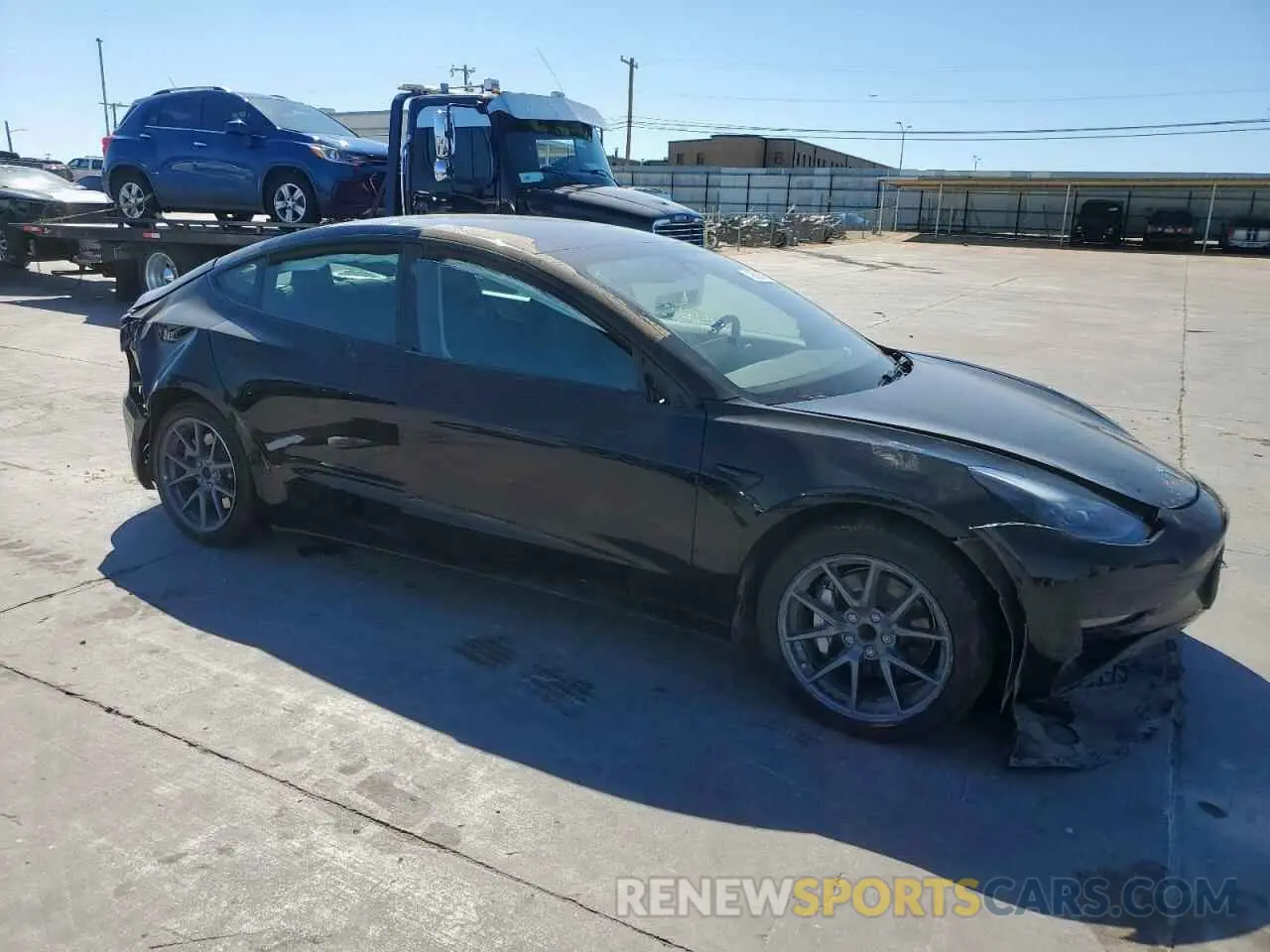4 Photograph of a damaged car 5YJ3E1EA6PF491739 TESLA MODEL 3 2023