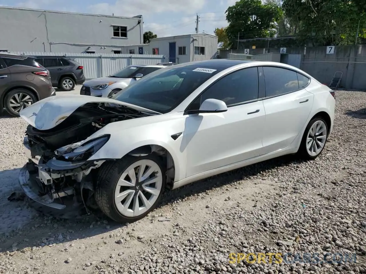 1 Photograph of a damaged car 5YJ3E1EA6PF510323 TESLA MODEL 3 2023