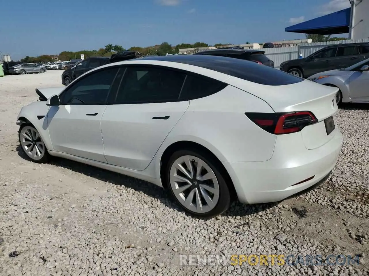 2 Photograph of a damaged car 5YJ3E1EA6PF510323 TESLA MODEL 3 2023
