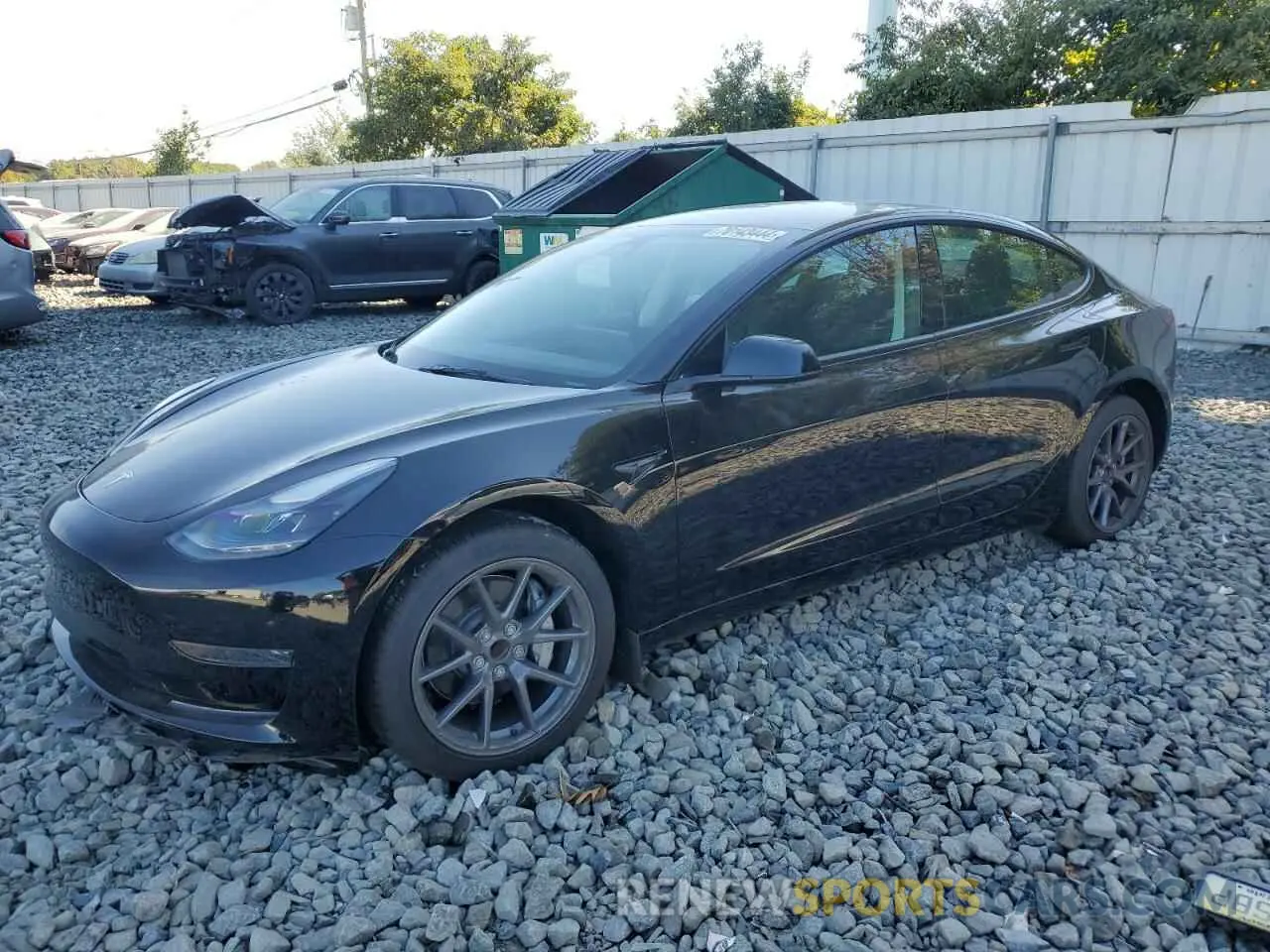 1 Photograph of a damaged car 5YJ3E1EA6PF511116 TESLA MODEL 3 2023
