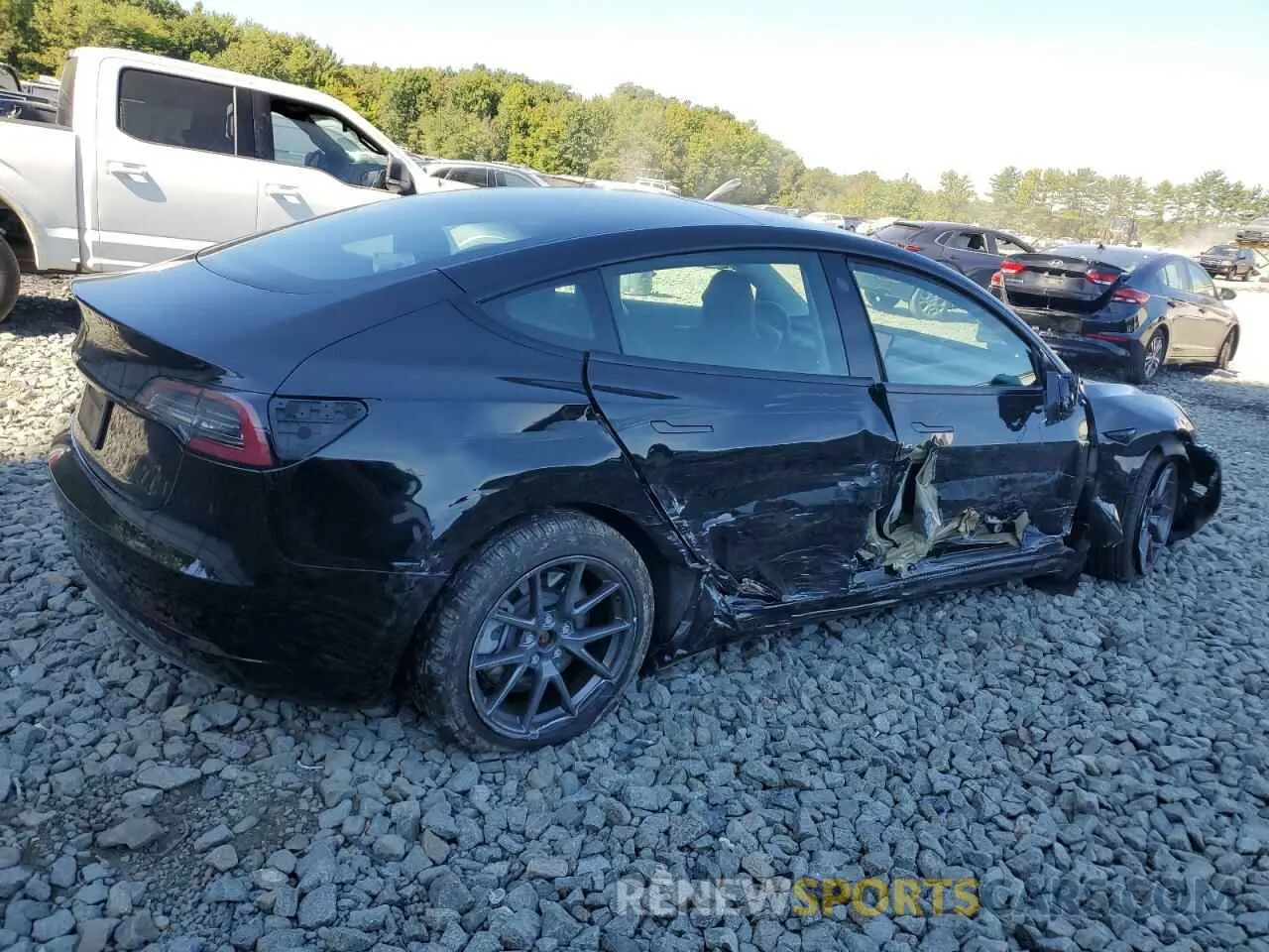 3 Photograph of a damaged car 5YJ3E1EA6PF511116 TESLA MODEL 3 2023
