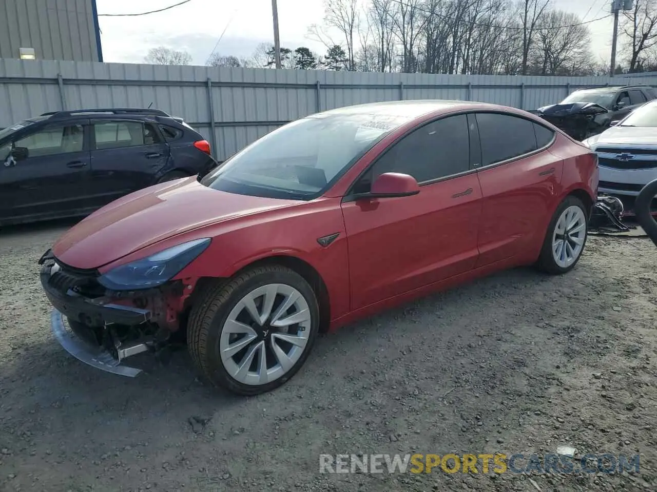 1 Photograph of a damaged car 5YJ3E1EA6PF514596 TESLA MODEL 3 2023