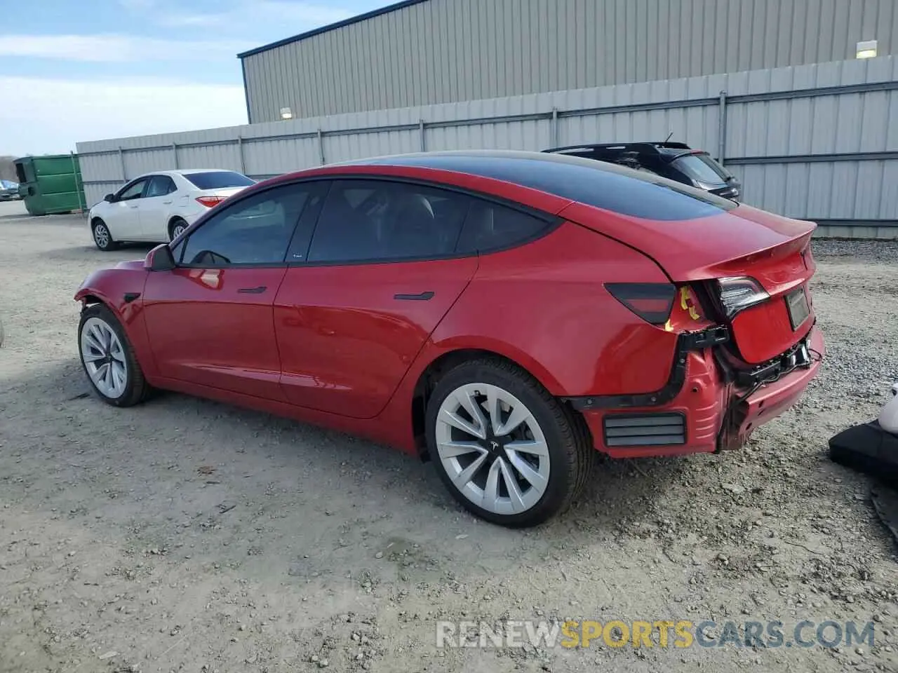 2 Photograph of a damaged car 5YJ3E1EA6PF514596 TESLA MODEL 3 2023