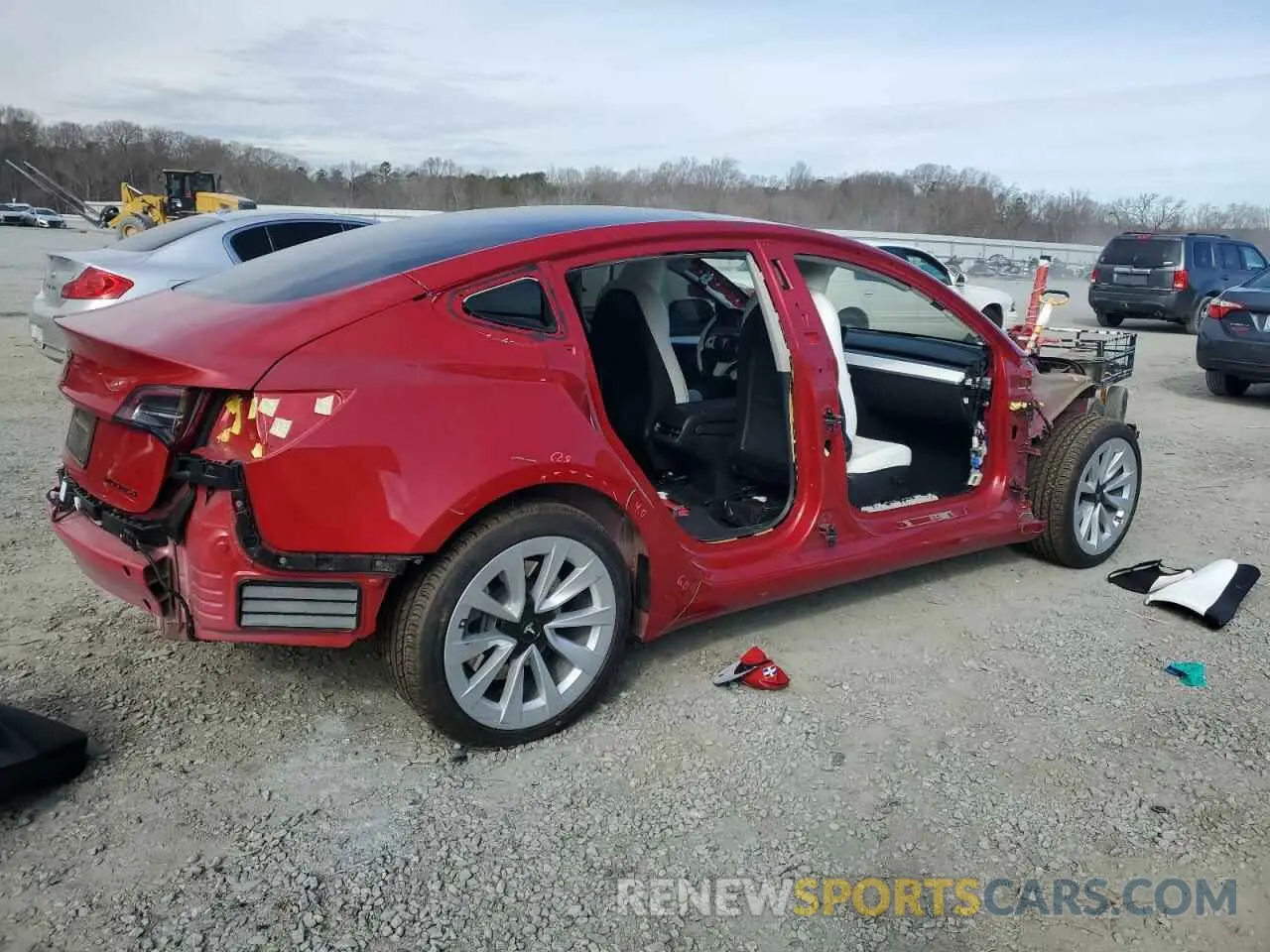 3 Photograph of a damaged car 5YJ3E1EA6PF514596 TESLA MODEL 3 2023