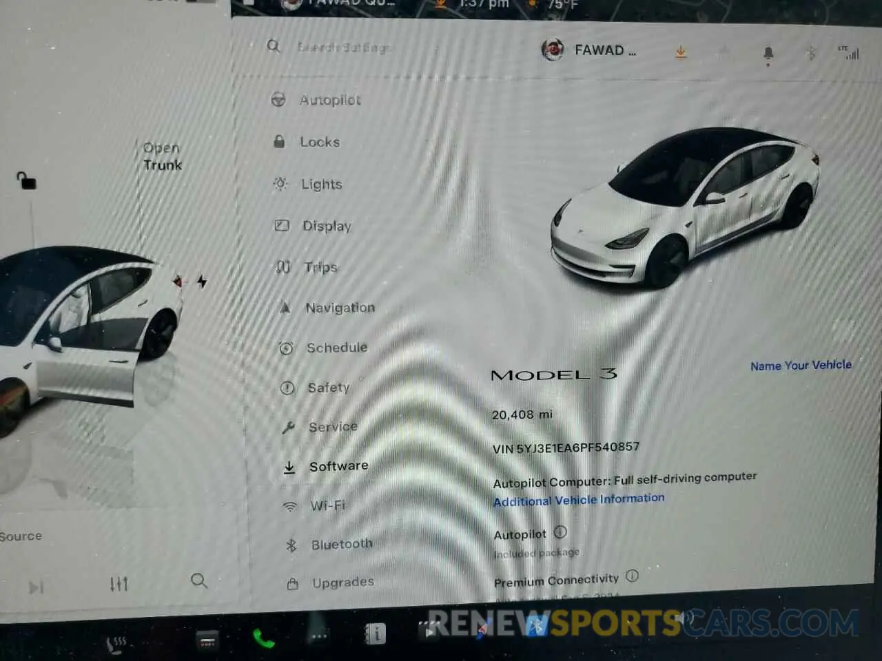 9 Photograph of a damaged car 5YJ3E1EA6PF540857 TESLA MODEL 3 2023