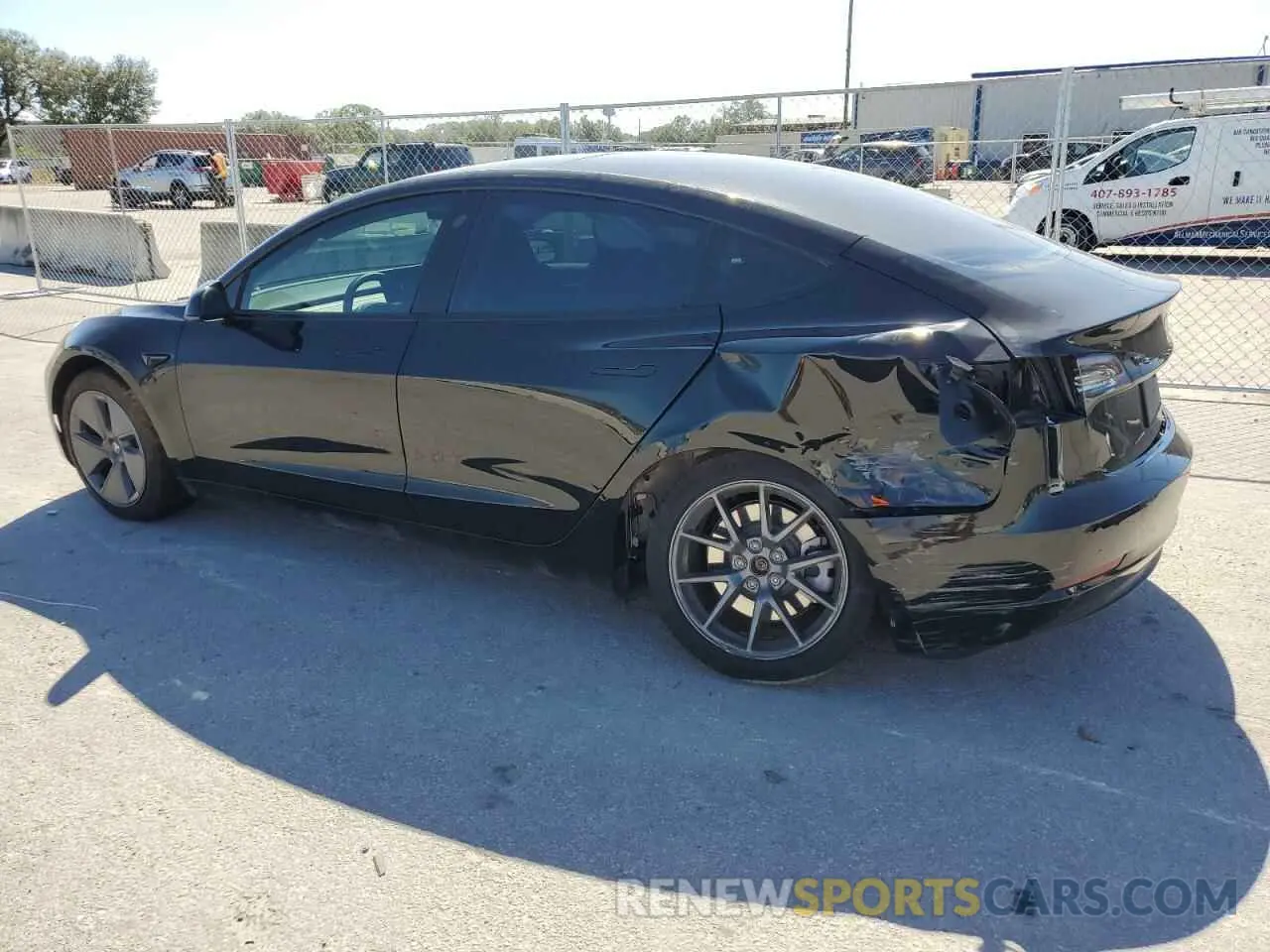 2 Photograph of a damaged car 5YJ3E1EA6PF541720 TESLA MODEL 3 2023