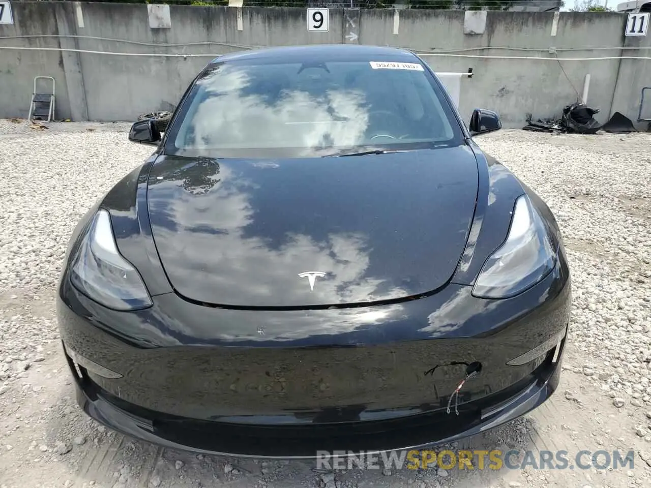 5 Photograph of a damaged car 5YJ3E1EA6PF546772 TESLA MODEL 3 2023