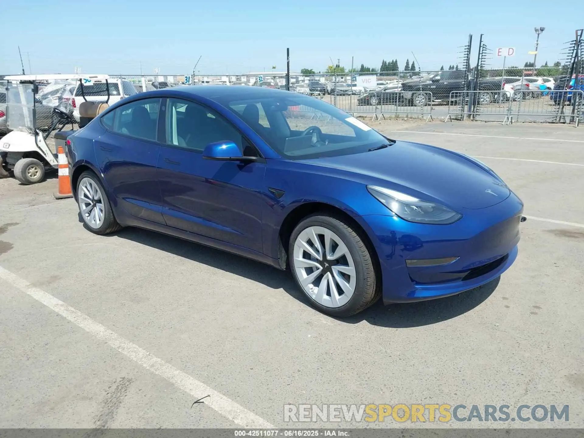 1 Photograph of a damaged car 5YJ3E1EA6PF547209 TESLA MODEL 3 2023