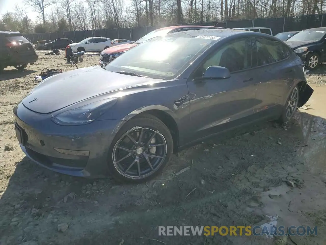1 Photograph of a damaged car 5YJ3E1EA6PF548229 TESLA MODEL 3 2023
