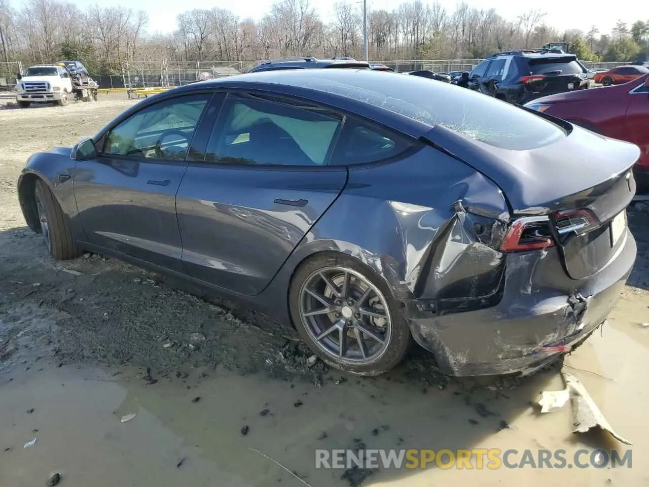 2 Photograph of a damaged car 5YJ3E1EA6PF548229 TESLA MODEL 3 2023
