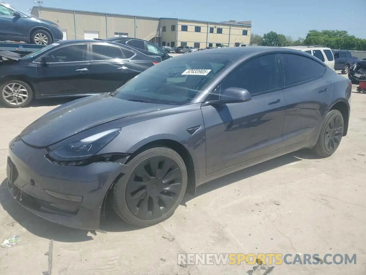 1 Photograph of a damaged car 5YJ3E1EA6PF550062 TESLA MODEL 3 2023