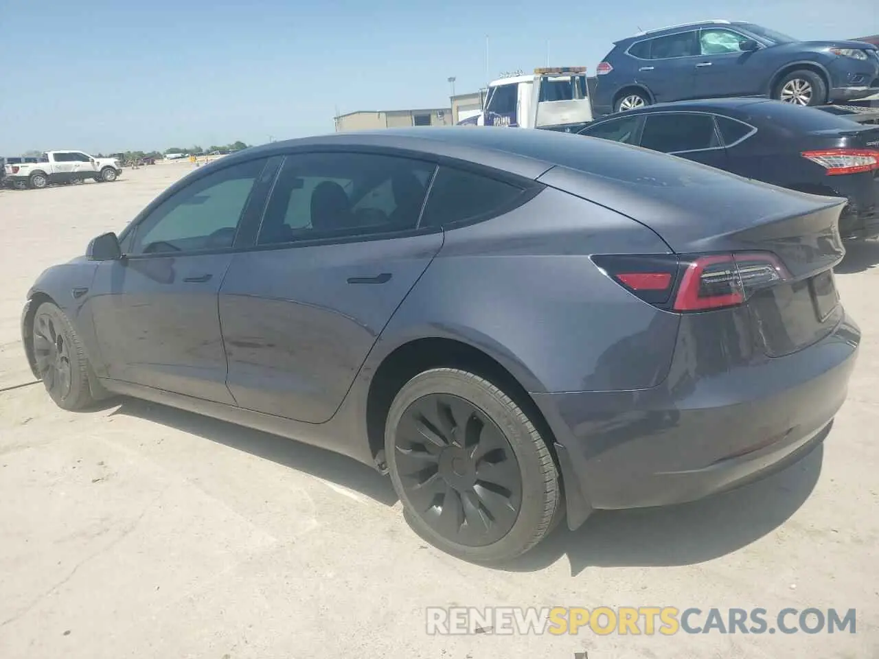 2 Photograph of a damaged car 5YJ3E1EA6PF550062 TESLA MODEL 3 2023