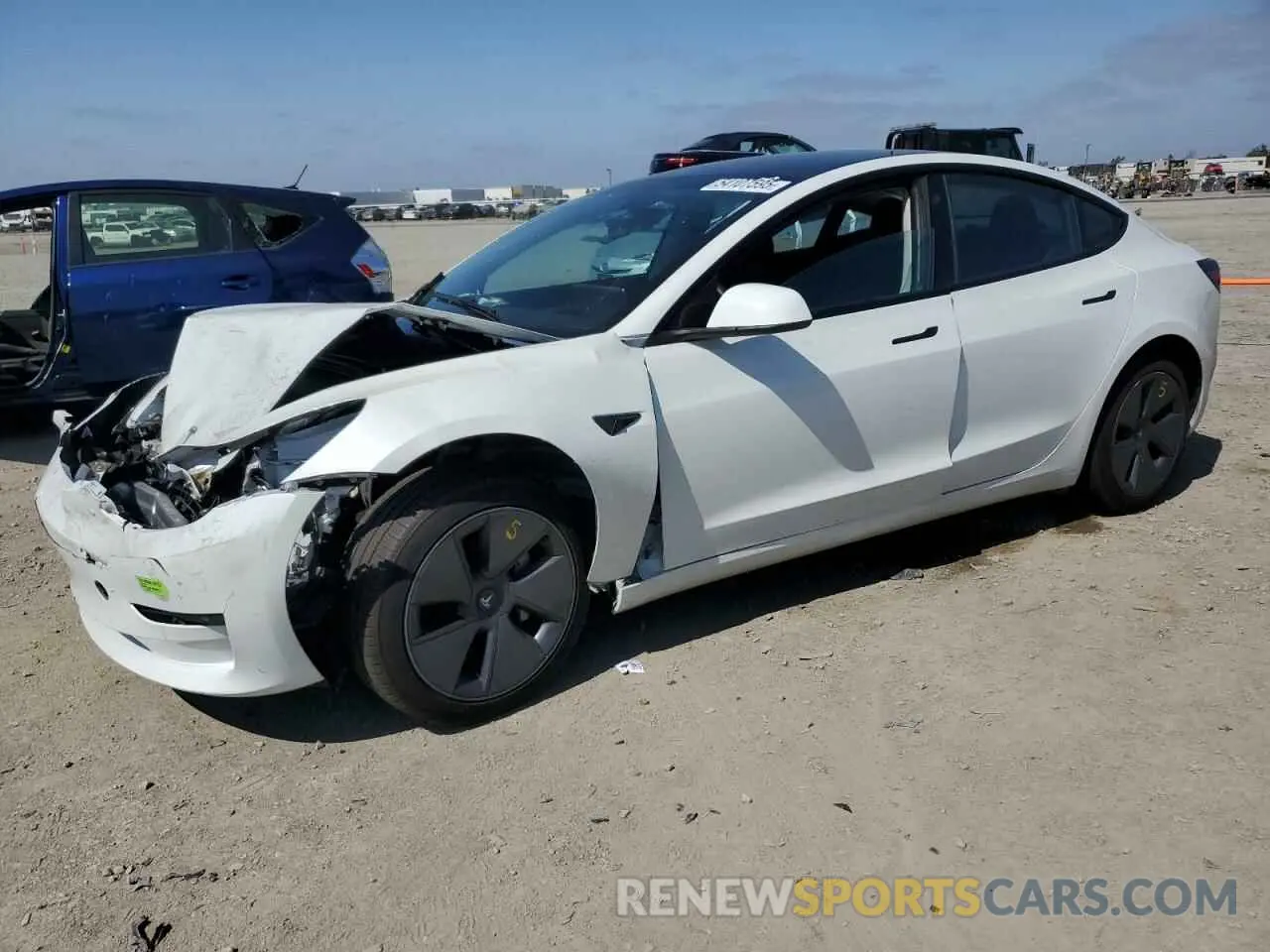 1 Photograph of a damaged car 5YJ3E1EA6PF555116 TESLA MODEL 3 2023