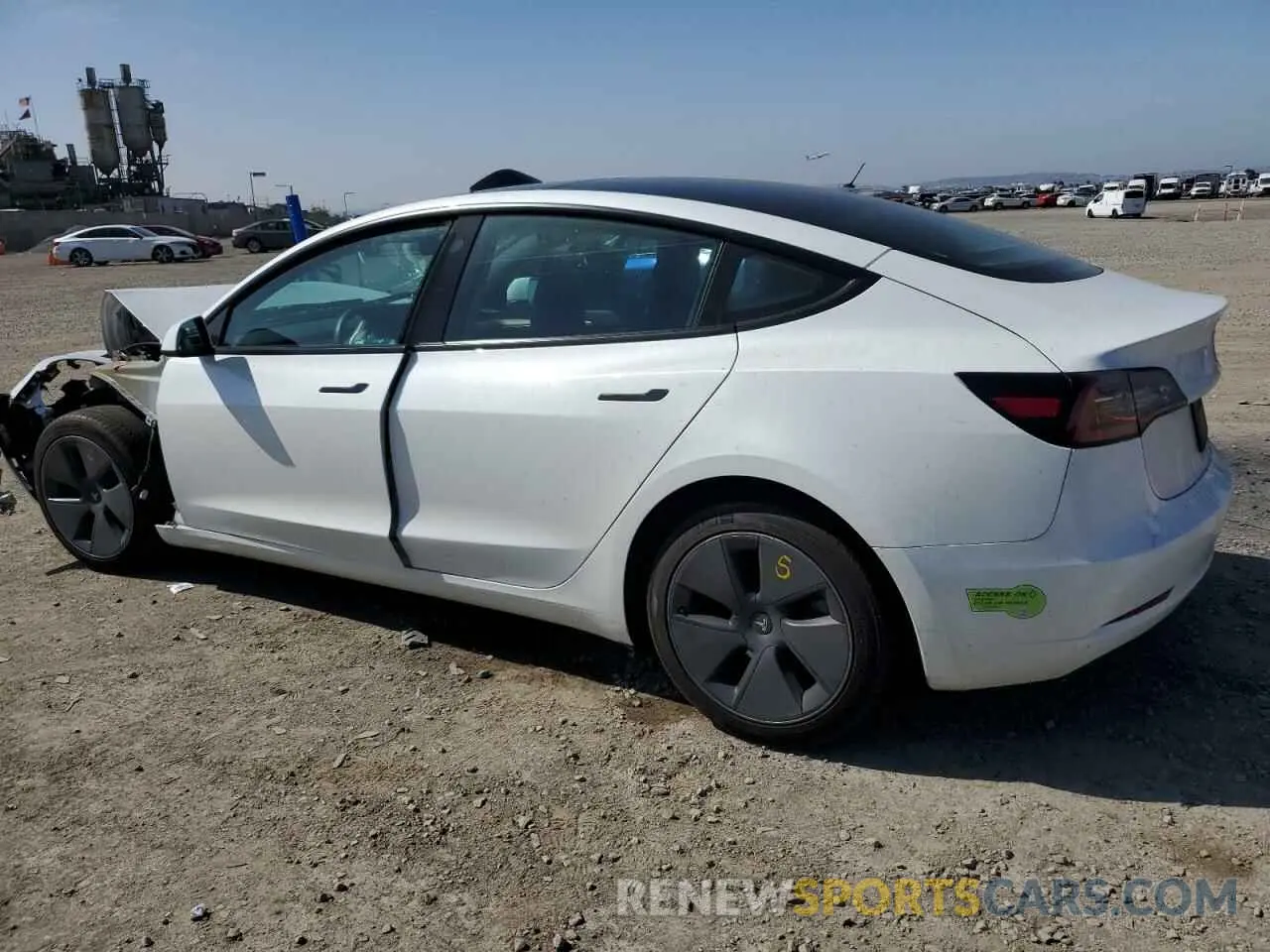 2 Photograph of a damaged car 5YJ3E1EA6PF555116 TESLA MODEL 3 2023
