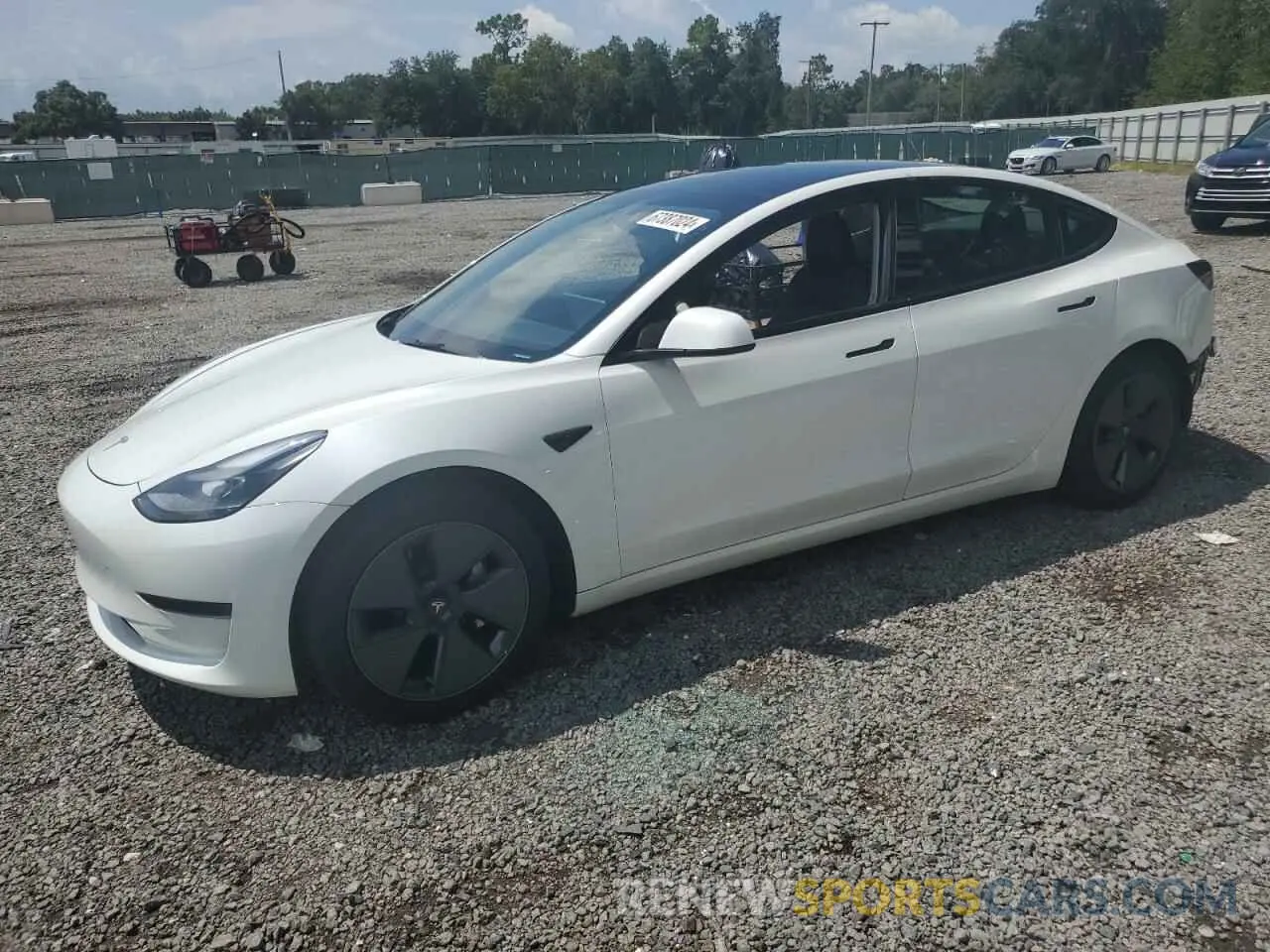 1 Photograph of a damaged car 5YJ3E1EA6PF558369 TESLA MODEL 3 2023