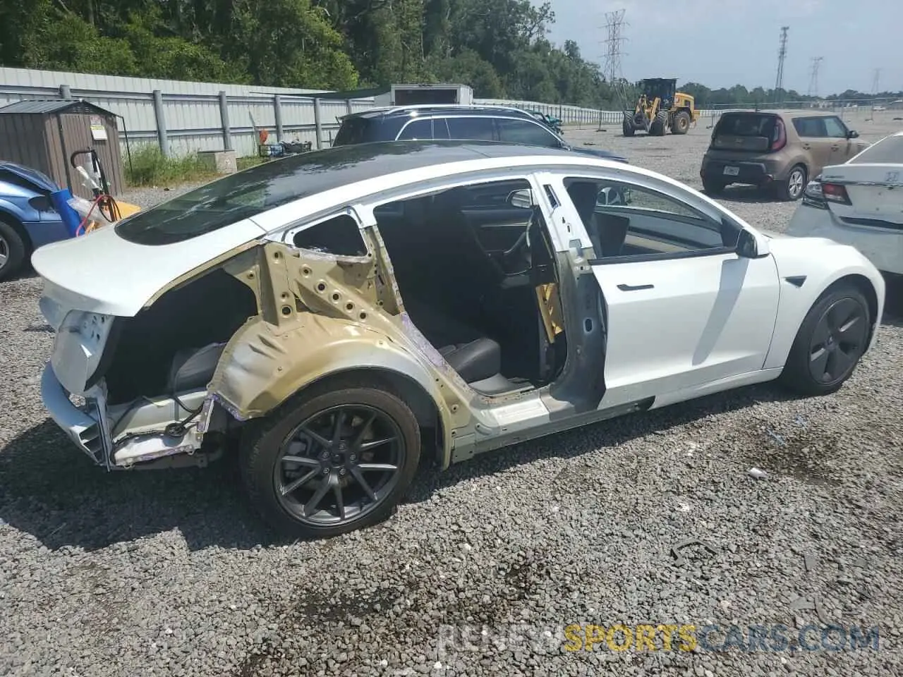 3 Photograph of a damaged car 5YJ3E1EA6PF558369 TESLA MODEL 3 2023