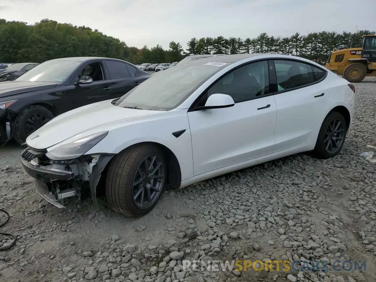 1 Photograph of a damaged car 5YJ3E1EA6PF571283 TESLA MODEL 3 2023
