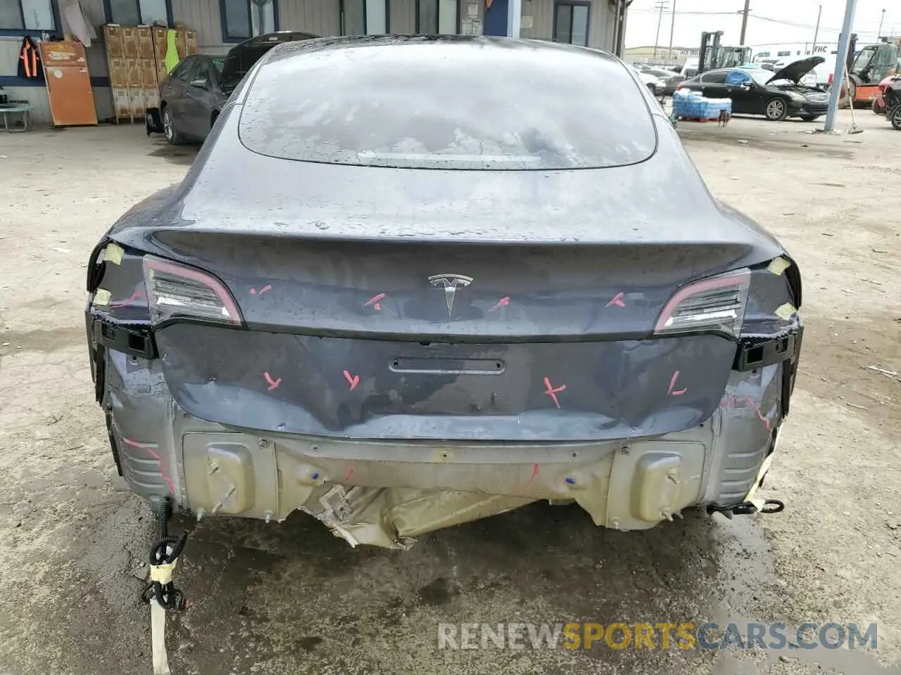 6 Photograph of a damaged car 5YJ3E1EA6PF573602 TESLA MODEL 3 2023