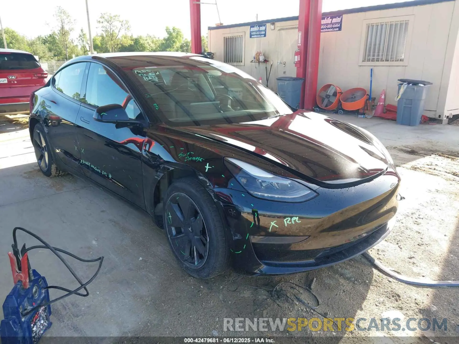 1 Photograph of a damaged car 5YJ3E1EA6PF574362 TESLA MODEL 3 2023