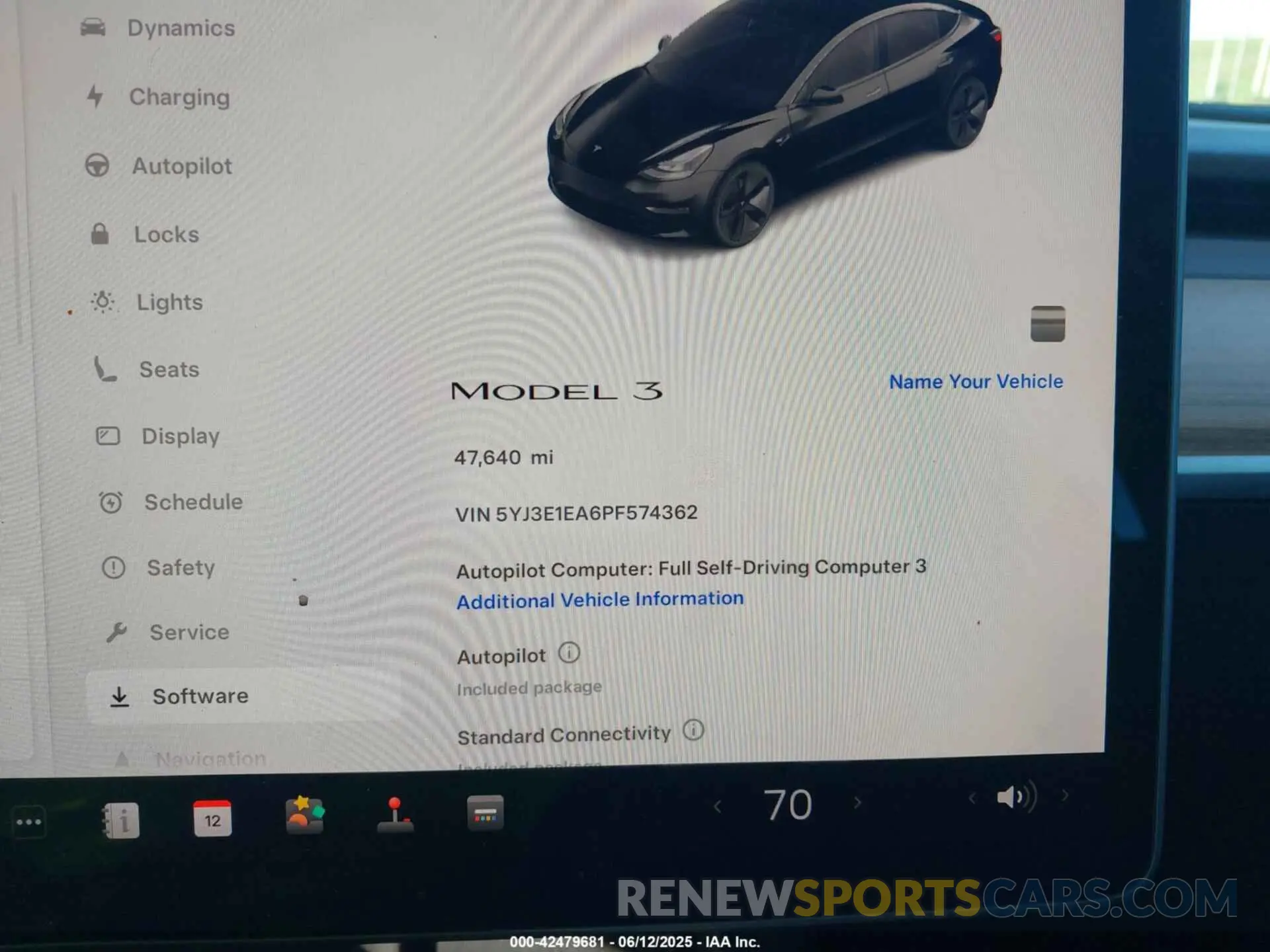 7 Photograph of a damaged car 5YJ3E1EA6PF574362 TESLA MODEL 3 2023