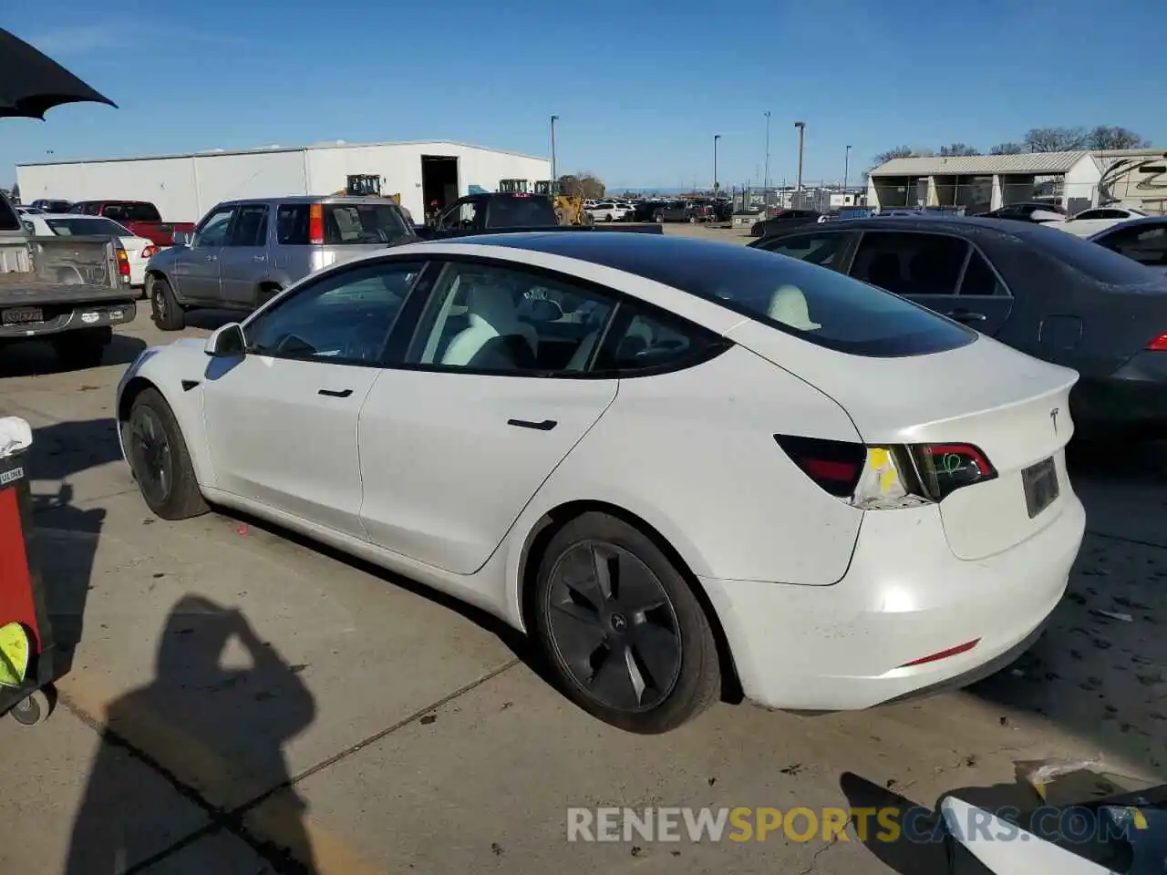 2 Photograph of a damaged car 5YJ3E1EA6PF588195 TESLA MODEL 3 2023