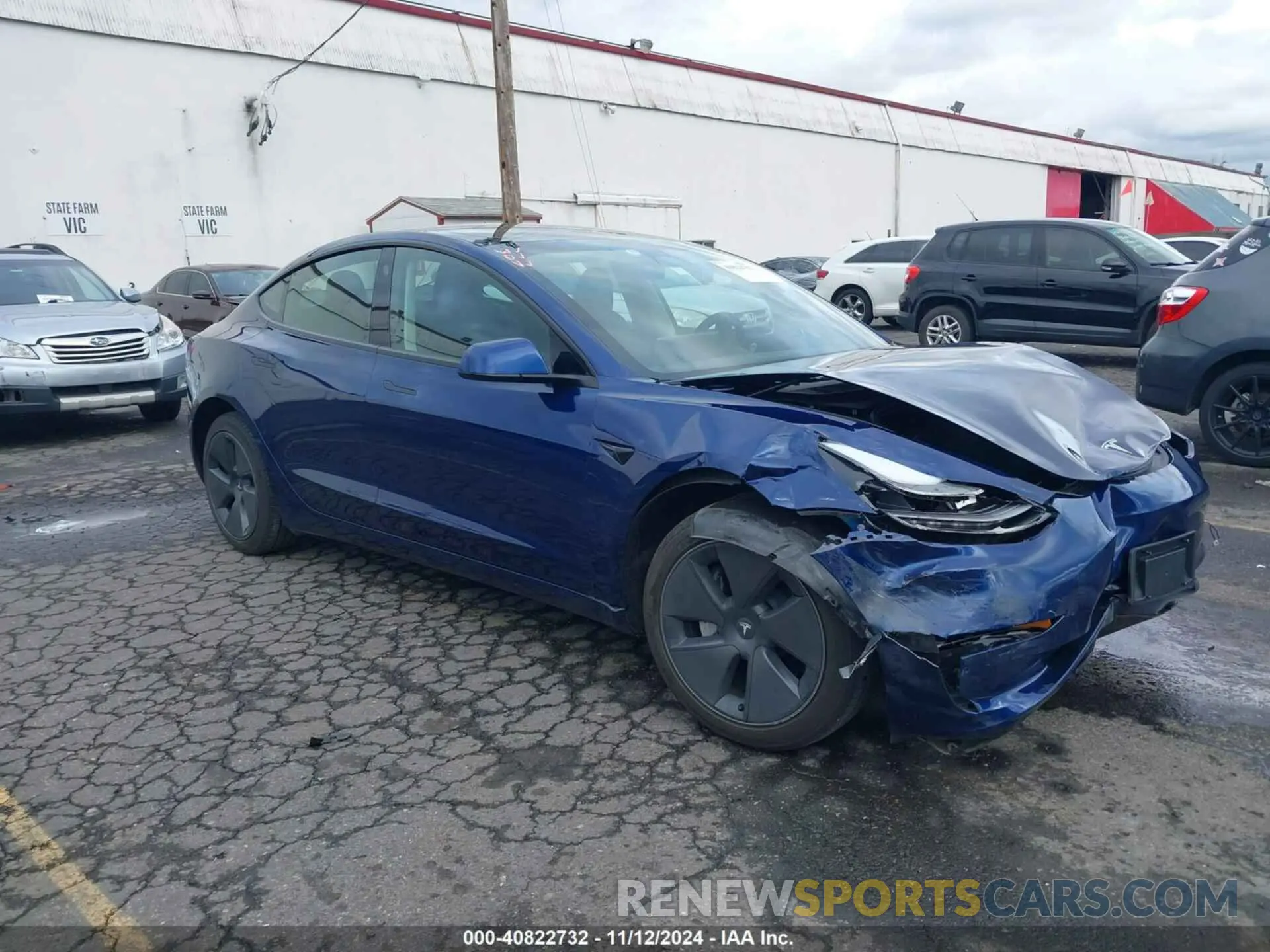 1 Photograph of a damaged car 5YJ3E1EA6PF590450 TESLA MODEL 3 2023
