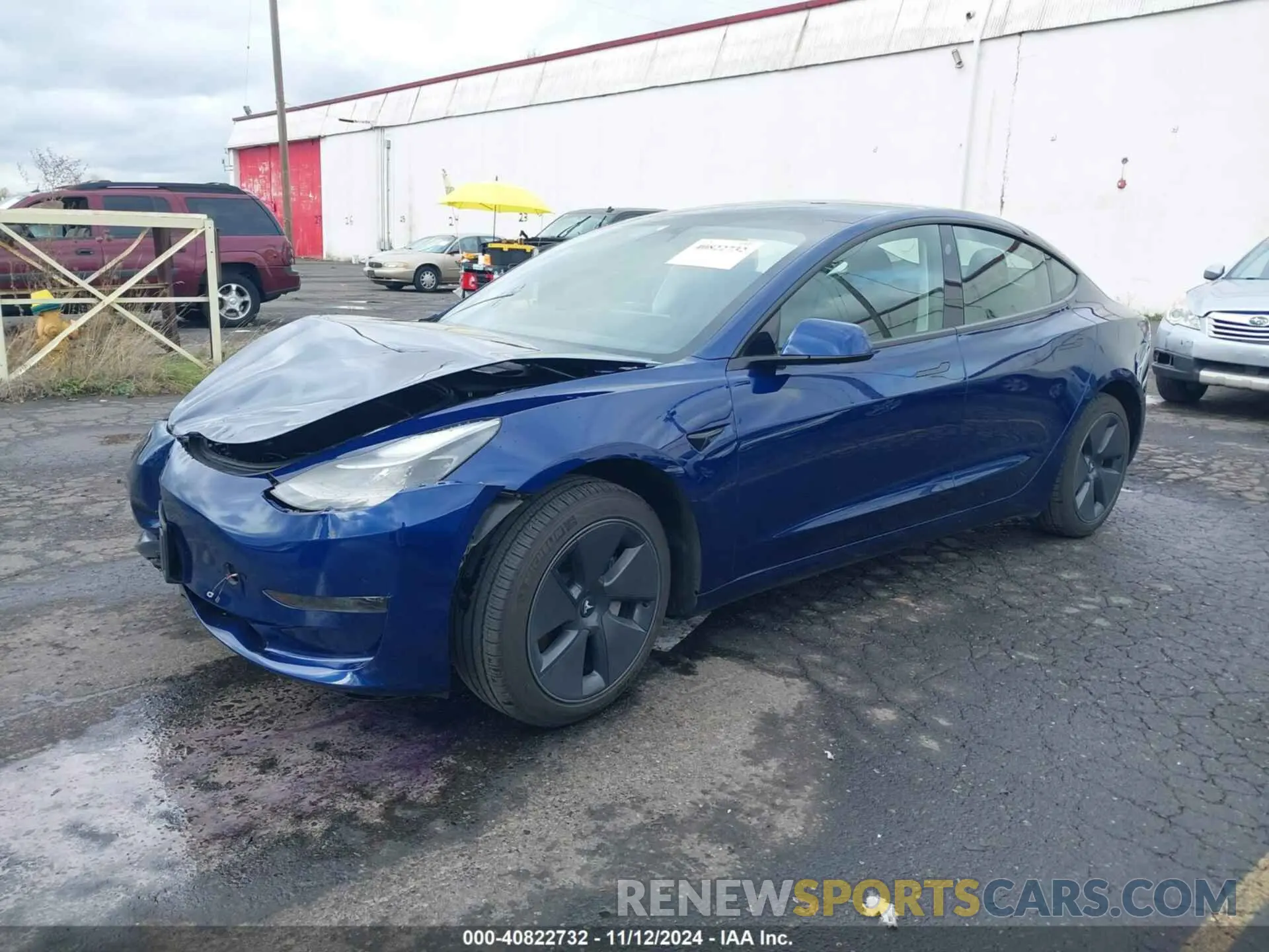 2 Photograph of a damaged car 5YJ3E1EA6PF590450 TESLA MODEL 3 2023