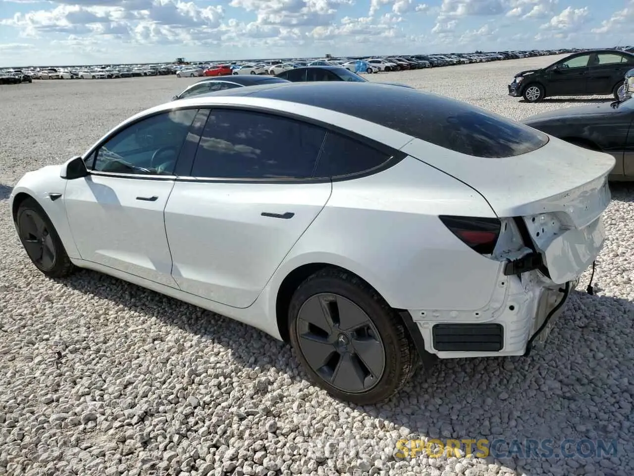 2 Photograph of a damaged car 5YJ3E1EA6PF601947 TESLA MODEL 3 2023