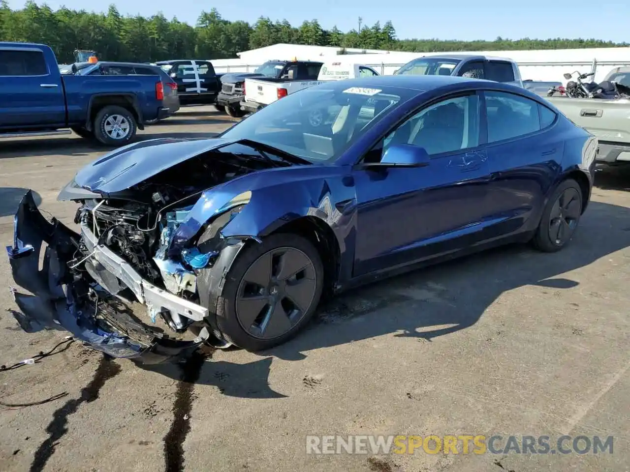 1 Photograph of a damaged car 5YJ3E1EA6PF602435 TESLA MODEL 3 2023