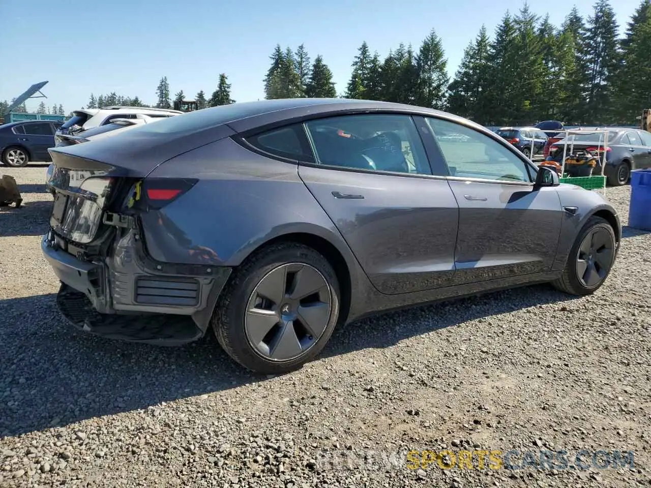 3 Photograph of a damaged car 5YJ3E1EA6PF643986 TESLA MODEL 3 2023