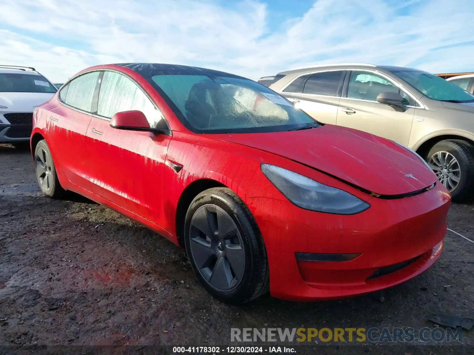 1 Photograph of a damaged car 5YJ3E1EA6PF644121 TESLA MODEL 3 2023