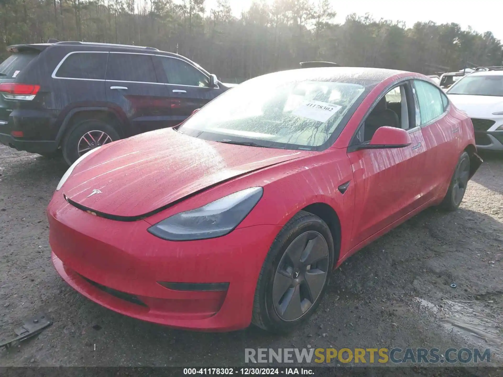 2 Photograph of a damaged car 5YJ3E1EA6PF644121 TESLA MODEL 3 2023