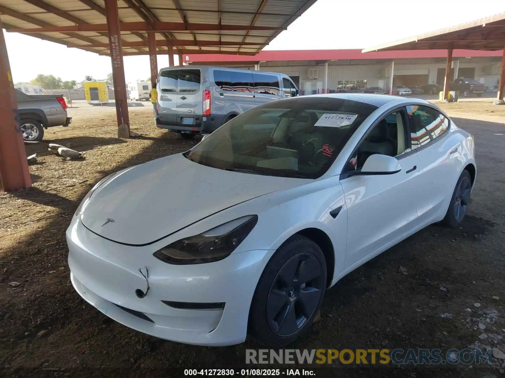 2 Photograph of a damaged car 5YJ3E1EA6PF646256 TESLA MODEL 3 2023