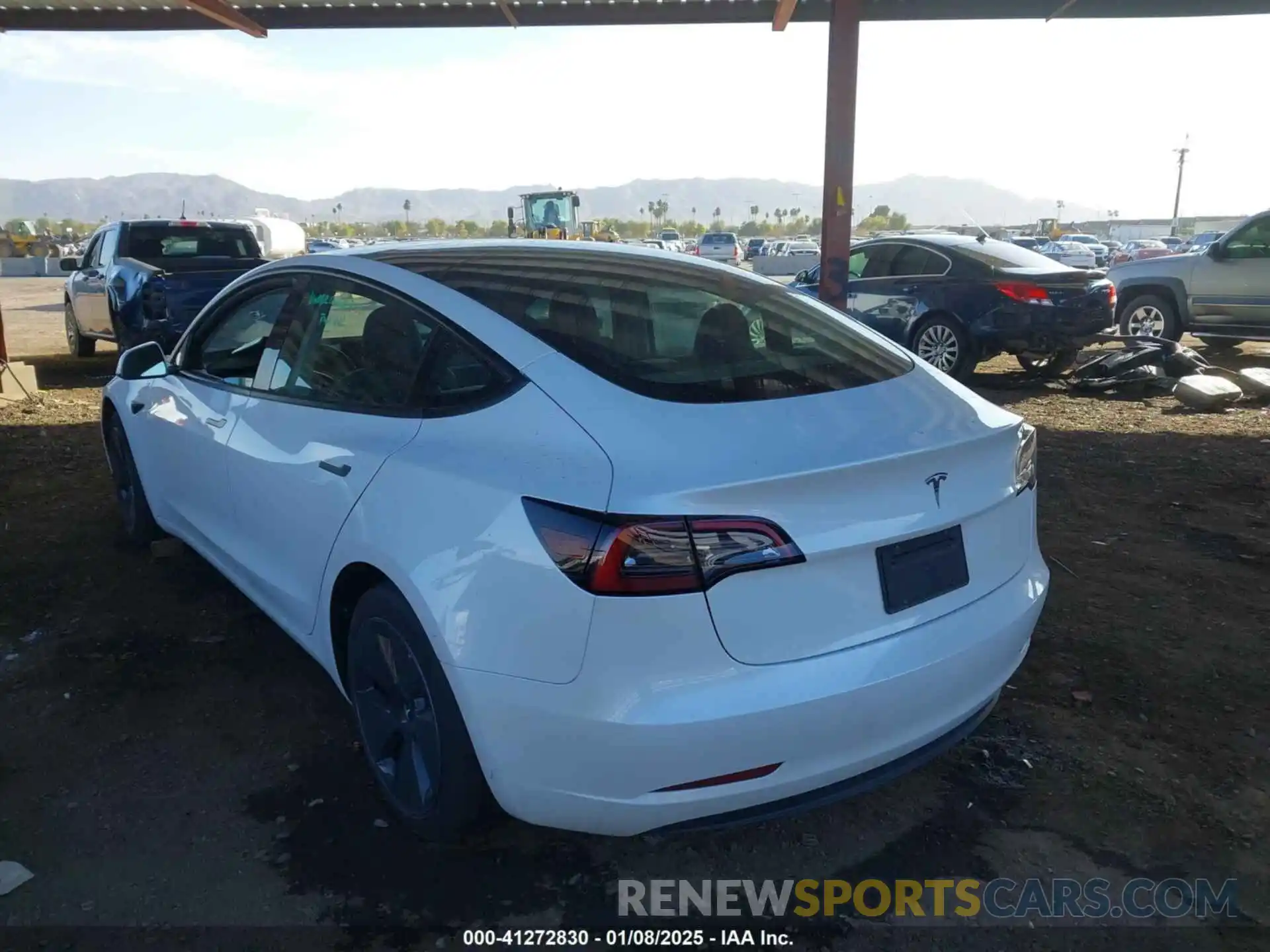 3 Photograph of a damaged car 5YJ3E1EA6PF646256 TESLA MODEL 3 2023