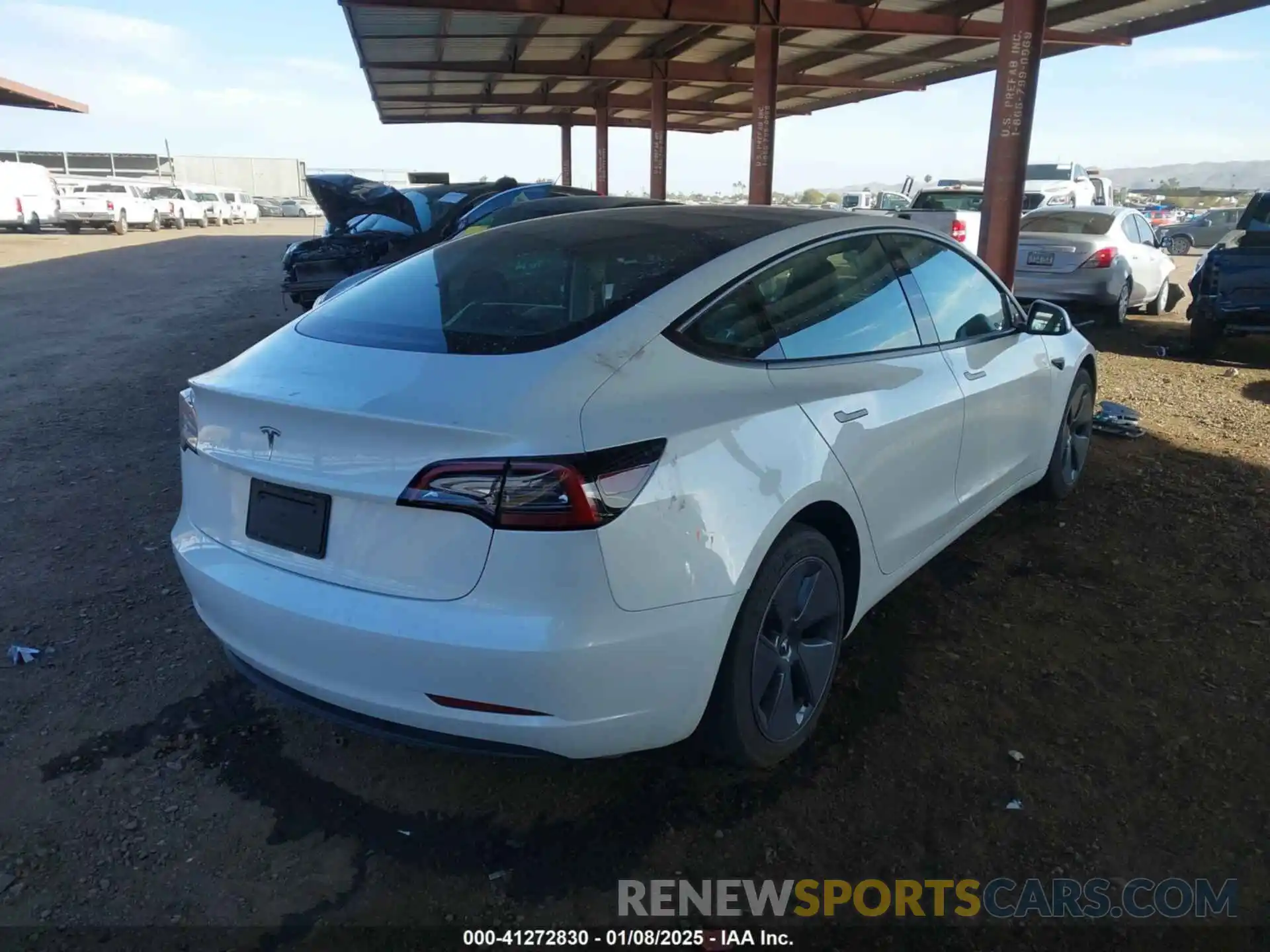 4 Photograph of a damaged car 5YJ3E1EA6PF646256 TESLA MODEL 3 2023