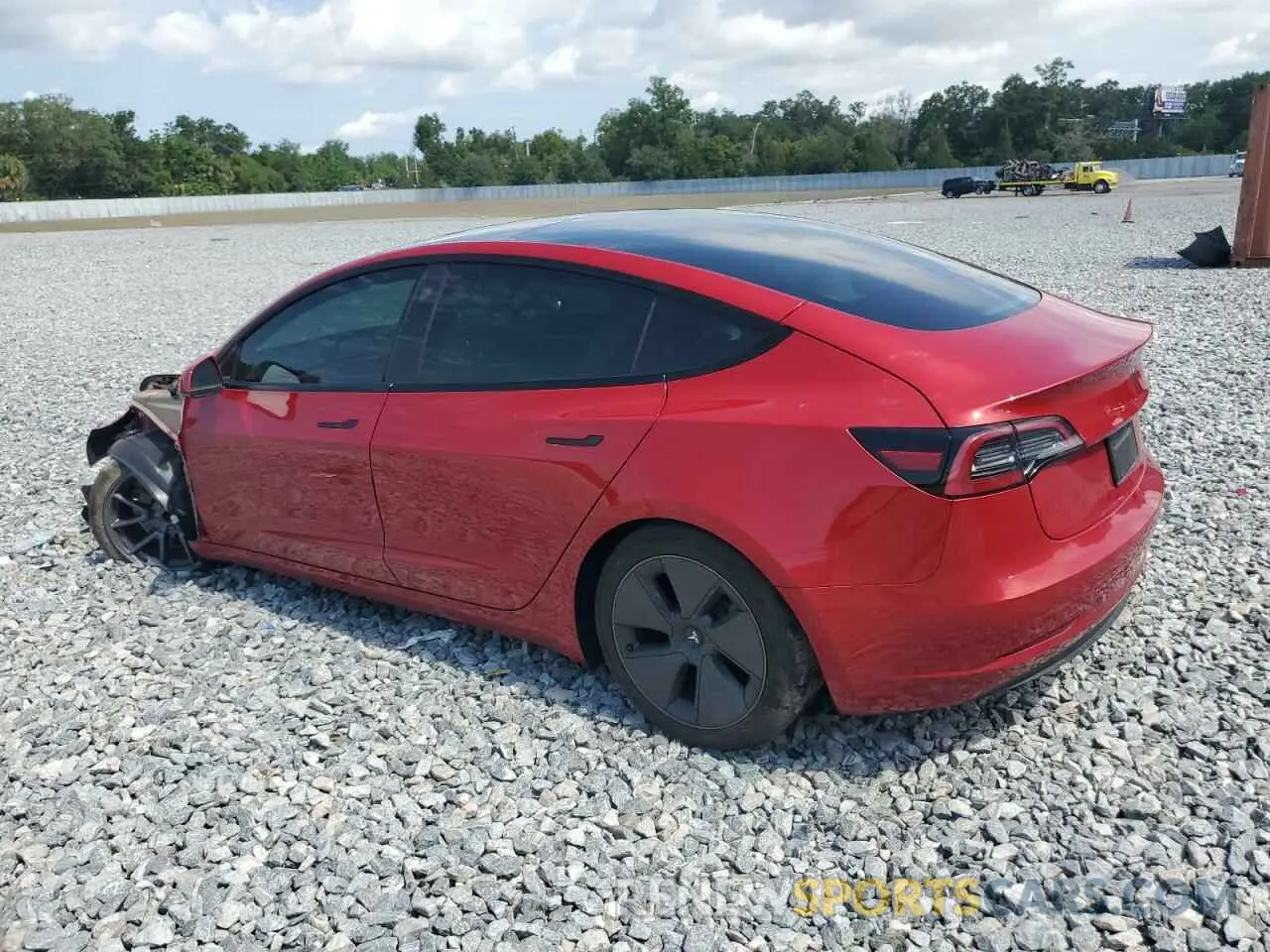 2 Photograph of a damaged car 5YJ3E1EA6PF647701 TESLA MODEL 3 2023