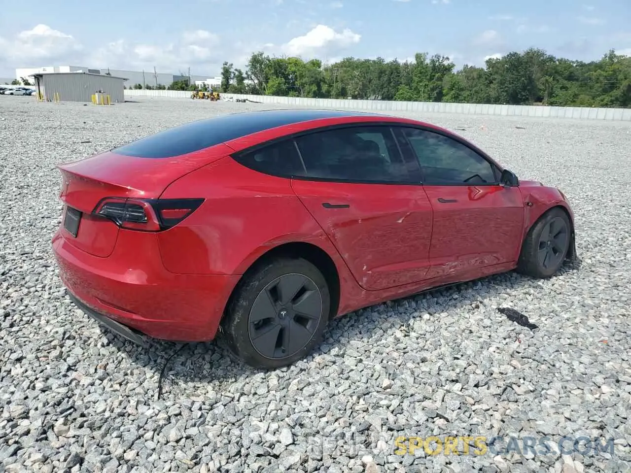 3 Photograph of a damaged car 5YJ3E1EA6PF647701 TESLA MODEL 3 2023