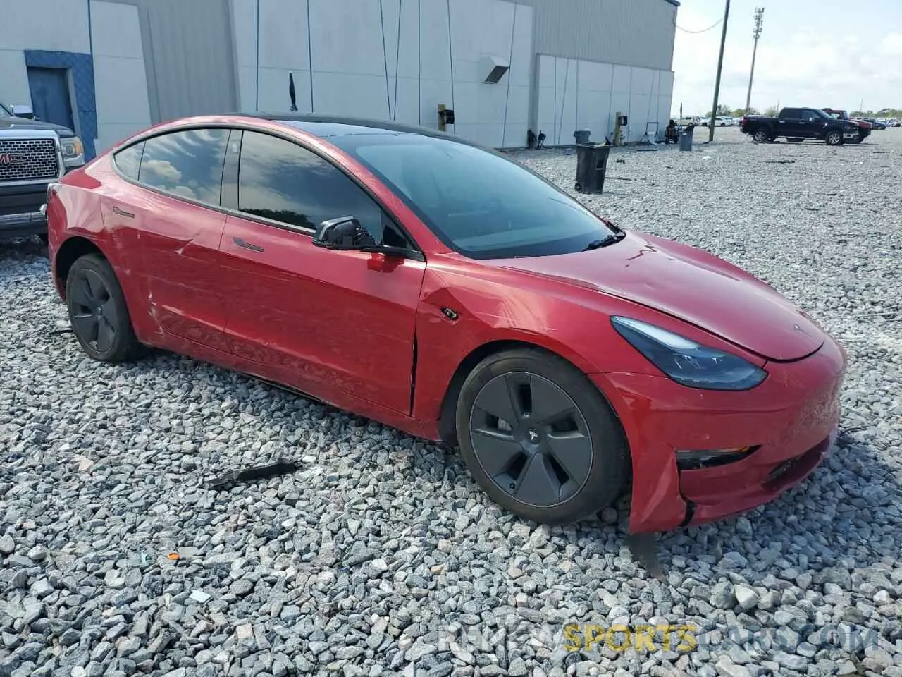 4 Photograph of a damaged car 5YJ3E1EA6PF647701 TESLA MODEL 3 2023
