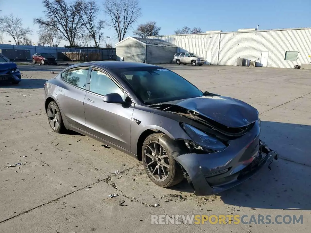 4 Photograph of a damaged car 5YJ3E1EA6PF658634 TESLA MODEL 3 2023