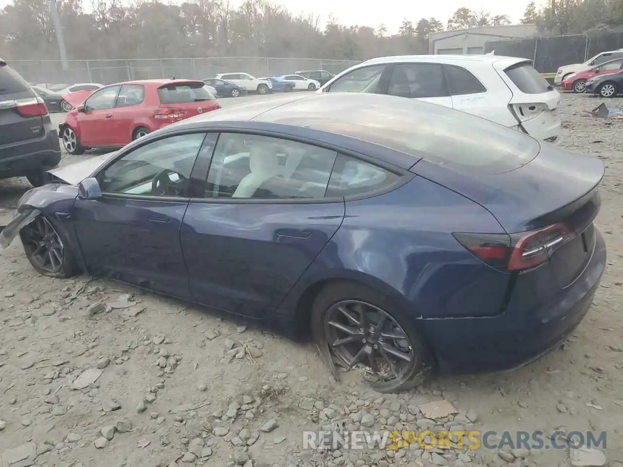 2 Photograph of a damaged car 5YJ3E1EA6PF666426 TESLA MODEL 3 2023