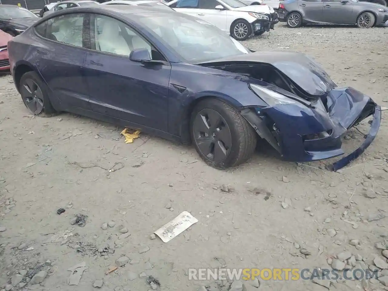 4 Photograph of a damaged car 5YJ3E1EA6PF666426 TESLA MODEL 3 2023